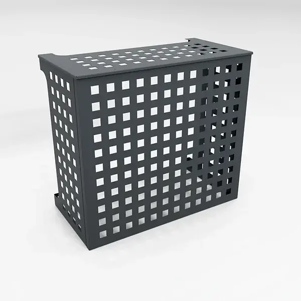 Cache clim design aluminium - Gris - Taille 25 ELSEALU Expédition Rapide