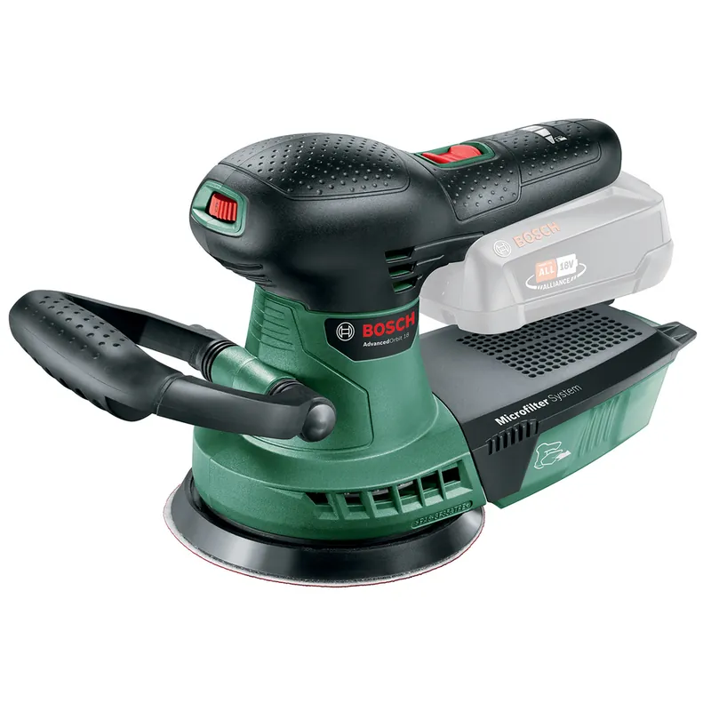 Affaire À Saisir Ponceuse excentrique sans fil diamètre 125 mm 18 V sans batterie AdvancedOrbit 18 BOSCH