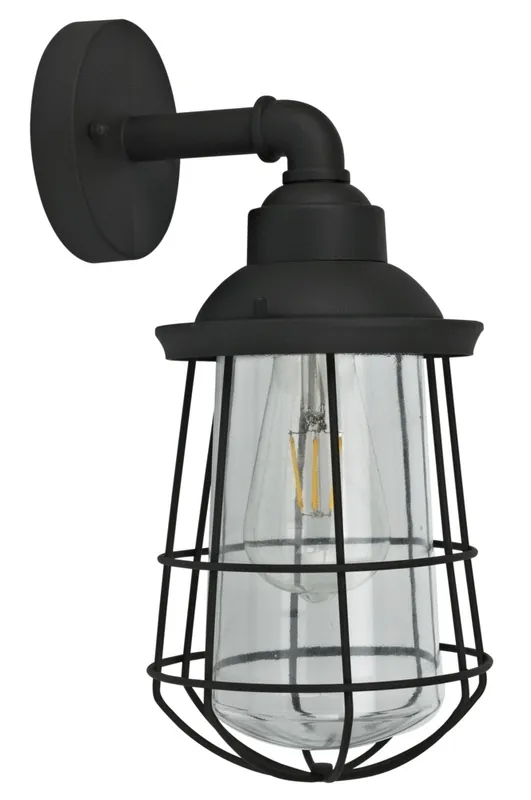 Quantité Limitée Applique extérieur E27 London anthracite IP44 7W 800 lumens blanc chaud - ARLUX