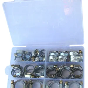 Promotion Saisonnière Colliers de serrage à bande inox de diamètre 16 à 32 mm par 50 pièces RAINPLAY