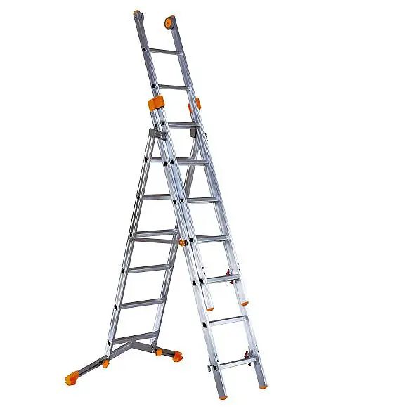 Seulement Aujourd'hui Outifrance - Echelle alu transformable 3 plans- 6.25m OUTIFRANCE