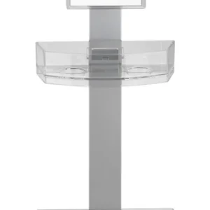 Serviteur de douche acier inox avec miroir Premium WENKO Meilleur Prix