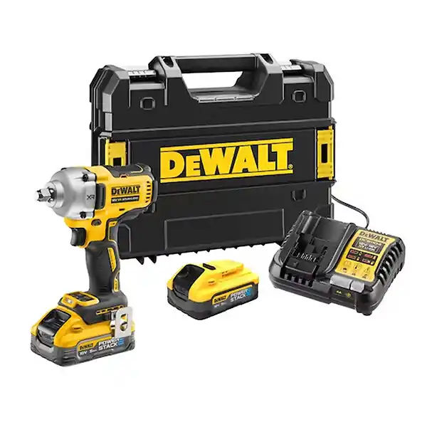 Nouvelle Collection Boulonneuse à chocs ½” 812 Nm 18V DEWALT DCF891H2T-QW Brushless avec coffret et 2 batteries 5,0 Ah POWERSTACK