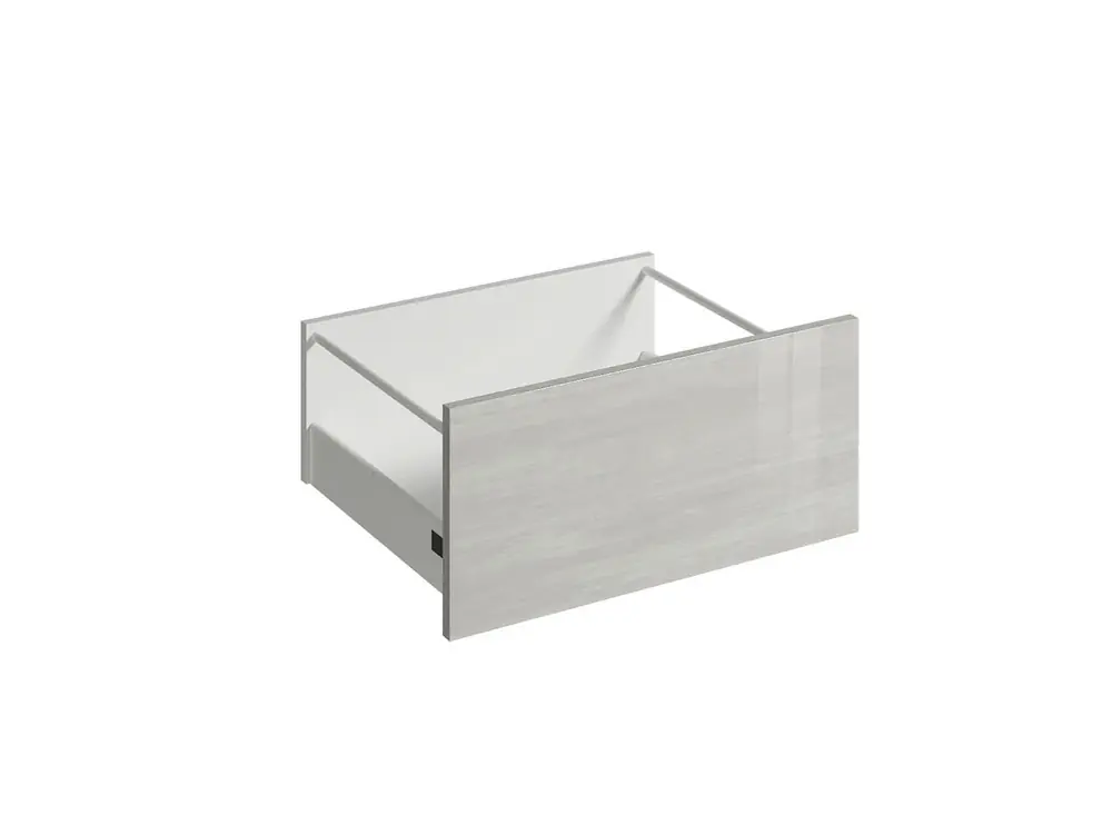 Prix Choc Façade tiroir pour meuble de cuisine Glossy metallo 01 brillant 27,6 x 60 cm OFITRES