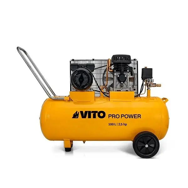 Achetez Aujourd'hui Compresseur d‘air à Courroie 100 Litres 2.5 CV 1.9 kW 230V AC Pression 10 Bar VITO