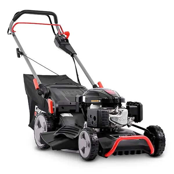 Offre Limitée Tondeuse thermique tractée 196CC, mulching et éjection latérale GREATLAND