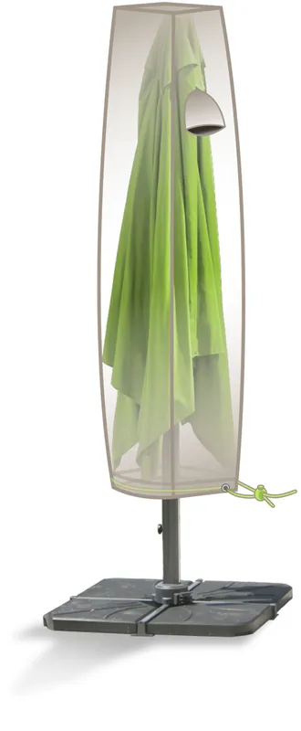 Promotion Housse de protection pour parasol droit jusqu‘à 4 mètres de diamètre Cover Air JARDILINE