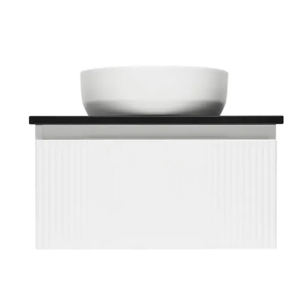 Retour Gratuit Swiss Aqua Technologies Meuble de salle de bain avec comptoir en granit SAT Evolution 58x30x44,8 cm blanc mat (SATEVO60WMZ)