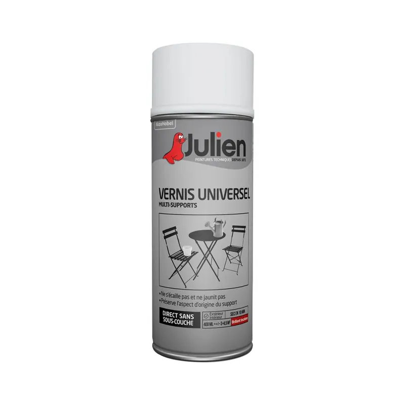 Jusqu'à Épuisement Des Stocks Vernis universel en aérosol brillant 400 ml - JULIEN