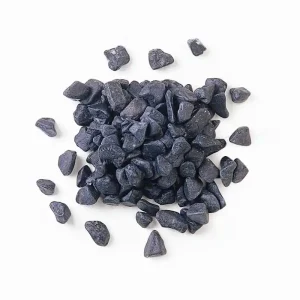Offre Spéciale Gravillon roulé de marbre 7 / 15 mm noir ébene 25 kg GRANULATI