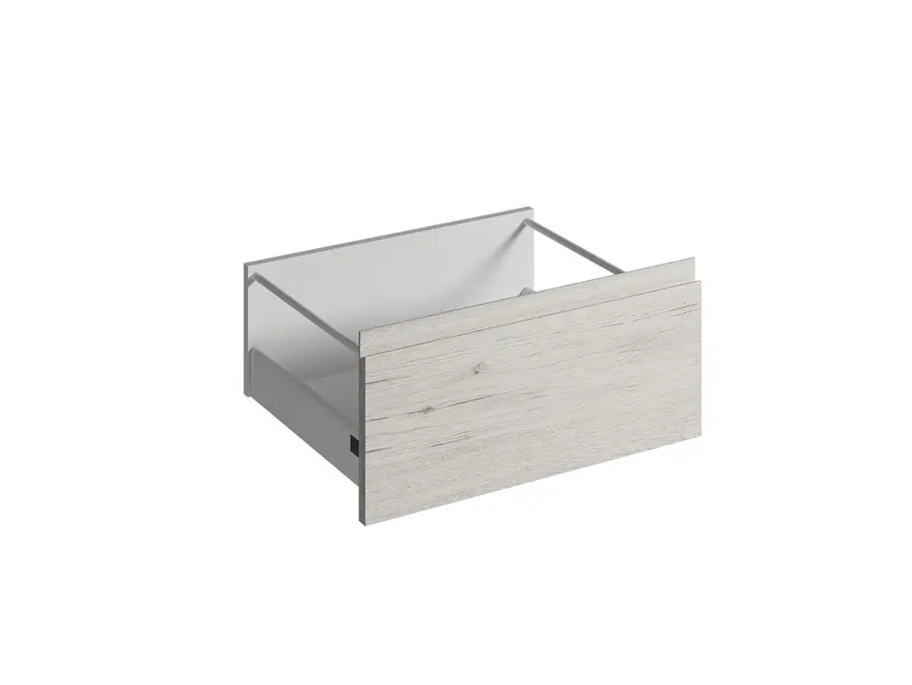 Offre Exclusive Façade tiroir effet bois blanchi avec poignée intégrée pour meuble de cuisine Syncron ANV-01 OAK 27,6 x 60 cm OFITRES