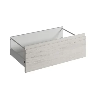 Satisfait Ou Remboursé Façade tiroir effet bois blanchi avec poignée intégrée pour meuble de cuisine Syncron ANV-01 OAK 27,6 x 80 cm OFITRES