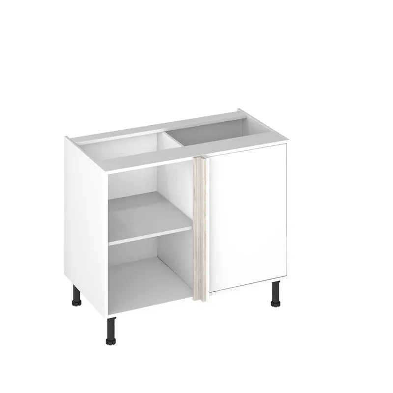 Produit De Marque Fileur d‘angle effet bois blanchi pour meuble de cuisine Syncron ANV-01 OAK 70 x 4,6 x 4,6 cm OFITRES
