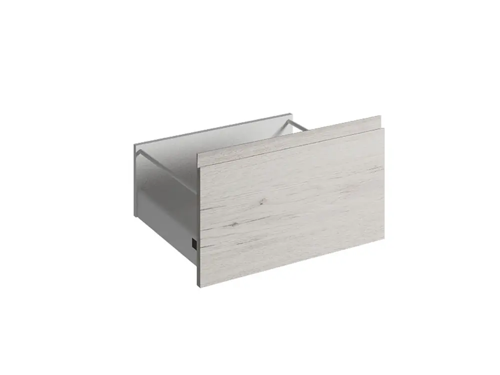 Façade tiroir effet bois blanchi avec poignée intégrée pour meuble de cuisine Syncron ANV-01 OAK 35 x 60 cm OFITRES Bon Marché