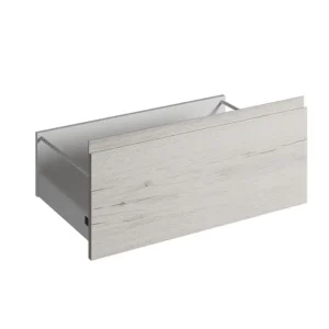 Prix Promo Façade tiroir effet bois blanchi avec poignée intégrée pour meuble de cuisine Syncron ANV-01 OAK 35 x 80 cm OFITRES