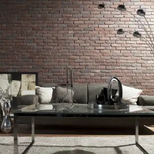 Parement mural intérieur/extérieur effet brique CHESTER 21,5 x 6,5 cm paquet de 1 m² MODULO Nouveauté