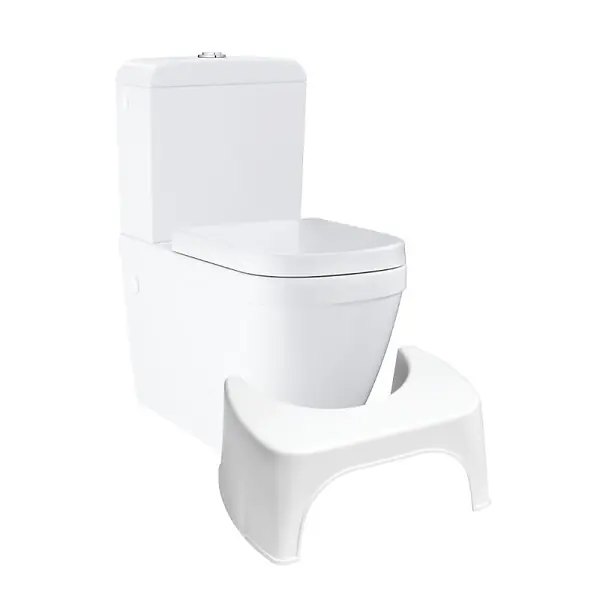 Livraison Express WC à poser sans bride Euro Ceramic + Tabouret physiologique Blanc GROHE