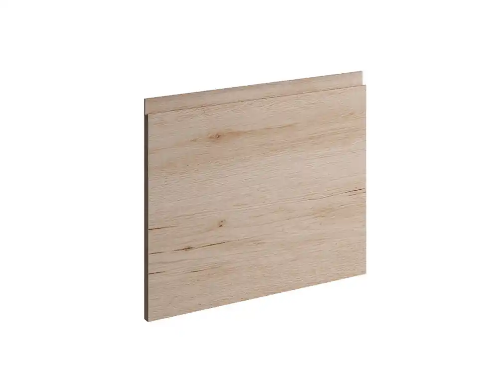 Satisfait Ou Remboursé Porte effet bois naturel avec poignée intégrée pour meuble hotte de cuisine Syncron ANV-02 OAK 42 x 60 cm OFITRES