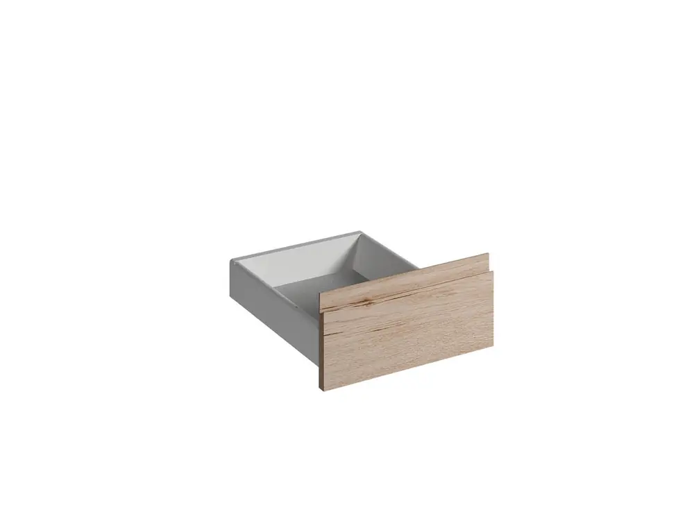 Façade tiroir effet bois naturel avec poignée intégrée pour meuble de cuisine Syncron ANV-02 OAK 13,8 x 40 cm OFITRES Commander Vite
