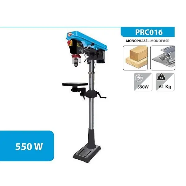 Paiement Sécurisé Perceuse d‘établi et à colonne 550W LEMAN PRC016