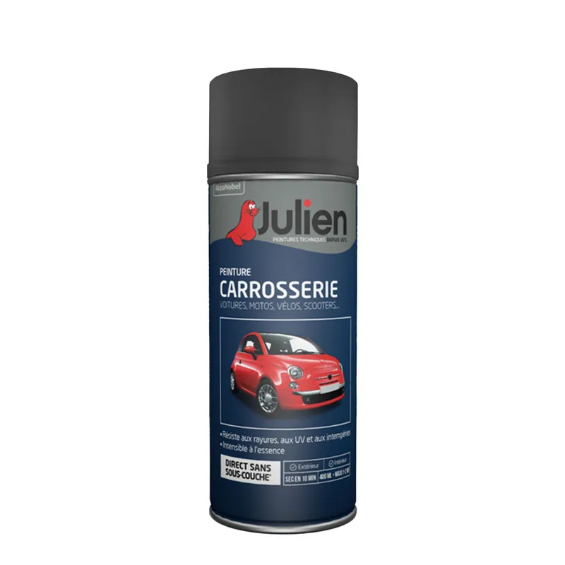 Bombe de peinture carrosserie gris Cassiopée nacré métal 400 ml - JULIEN Vente Directe