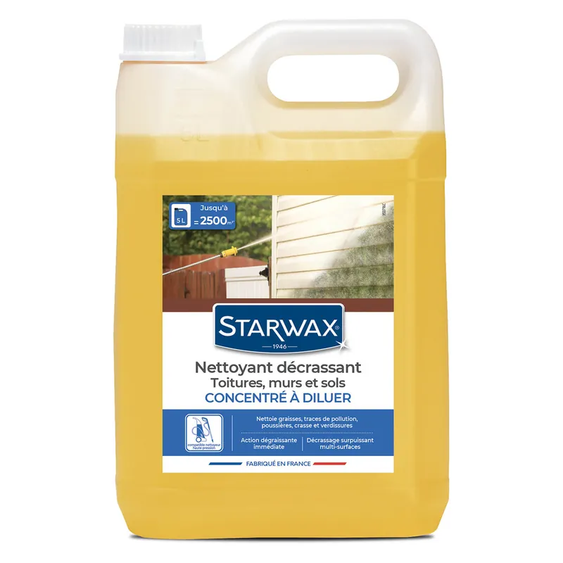 Bon Marché Nettoyant décrassant concentré pour toitures, façades et sols 5 l STARWAX
