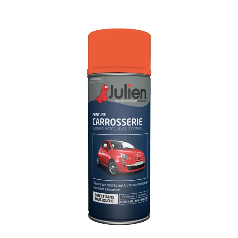 Meilleur Choix Bombe de peinture carrosserie orange RAL 37109 400 ml - JULIEN