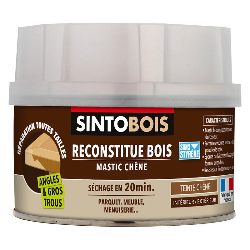 Mastic reconstituant bois chêne 190 gr SINTOBOIS Commande En Gros