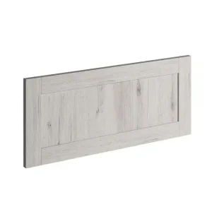 Porte transversale à cadre effet bois blanchi pour meuble haut de cuisine Quadro ANV-01 OAK 35 x 80 cm OFITRES Usine Directe