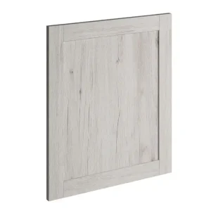 Porte à cadre effet bois blanchi pour meuble de cuisine Quadro ANV-01 OAK 70 x 60 cm OFITRES Bon Plan