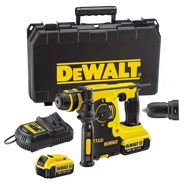 Expédié Aujourd'hui Perforateur burineur SDS-Plus 18V DEWALT DCH254M2-QW avec 2 batteries 4,0 Ah