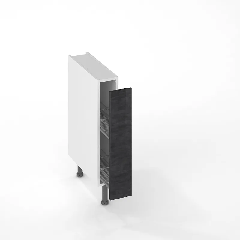 Bon Plan Façade pour meuble range-épices Glossy metallo 04 brillant 70 x 15 cm OFITRES