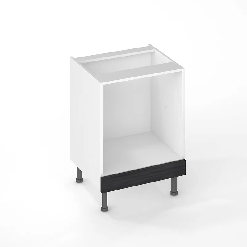 Acheter Direct Bandeau bas four pour meuble de cuisine Glossy metallo 04 brillant 10 x 60 cm OFITRES