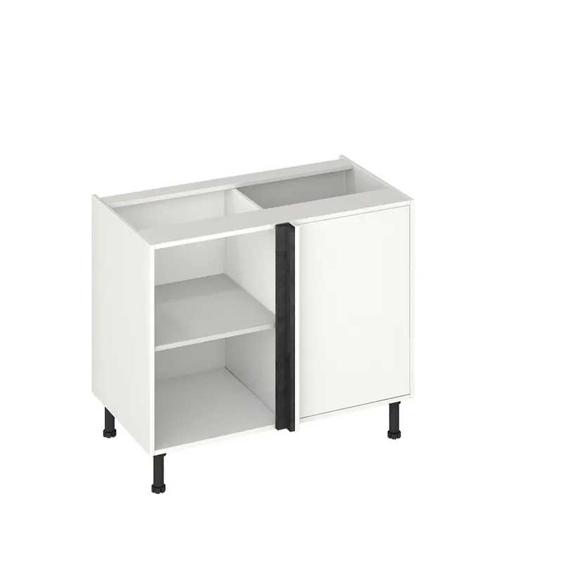 Fileur d‘angle pour meuble de cuisine Glossy metallo 04 brillant 70 x 4,6 x 4,6 cm OFITRES Super Prix