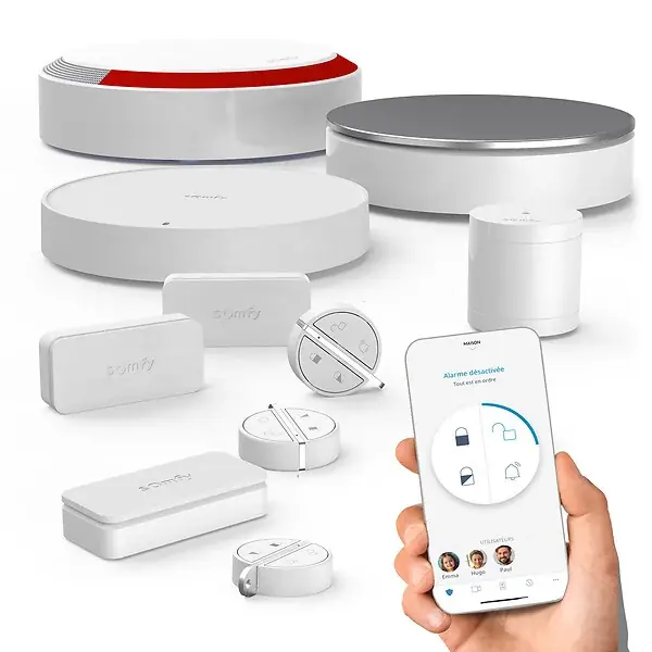 Expédition Rapide Kit alarme sans fil - Home Alarm Essential Plus - WiFi SOMFY