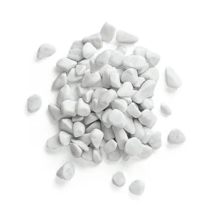 Offre Du Jour Gravillon roulé de marbre 7 / 15 mm blanc 25 kg GRANULATI
