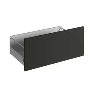 Façade tiroir pour meuble de cuisine Lotus anthracite mat 35 x 80 cm OFITRES Offre Exclusive