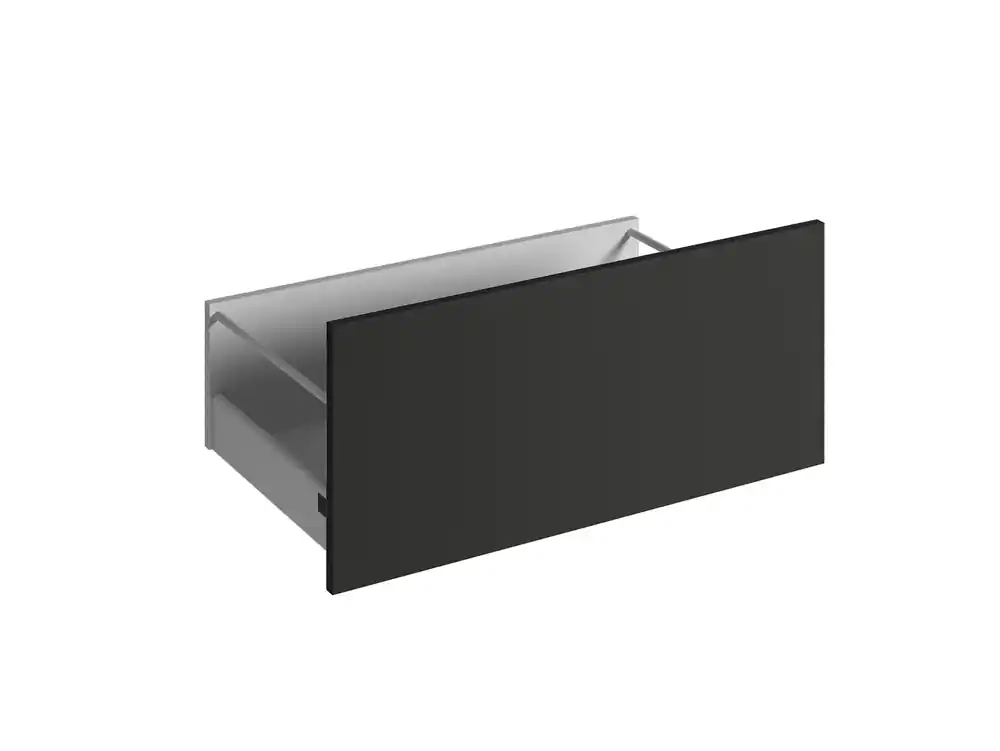 Façade tiroir pour meuble de cuisine Lotus anthracite mat 35 x 80 cm OFITRES Offre Exclusive