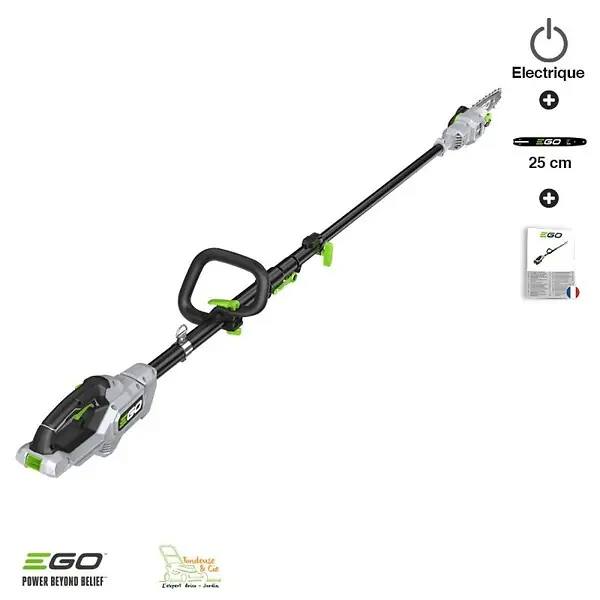 Populaire Perche élagueuse téléscopique carbone PS1000E à batterie EgoPower guide Oregon 25 cm EGO POWER+