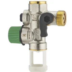 Groupe de sécurité pour chauffe-eau téflon 3/4 NF - QUICK PLOMBERIE Meilleur Choix