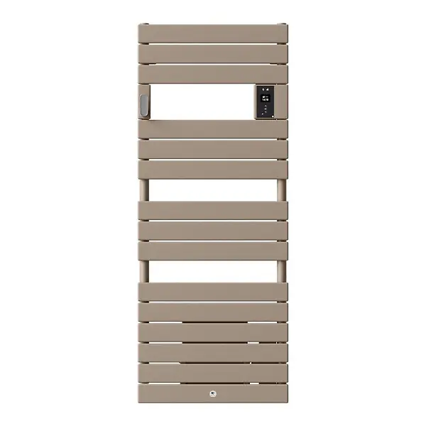 Nouveauté Radiateur sèche-serviettes électrique Riviera 2 - Sans soufflerie - 1000W - Brun sable THERMOR