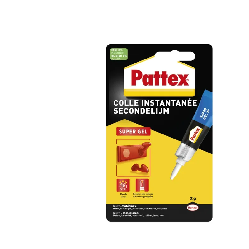 Seulement Aujourd'hui Colle Cyano gel Uni-rapid 3g PATTEX