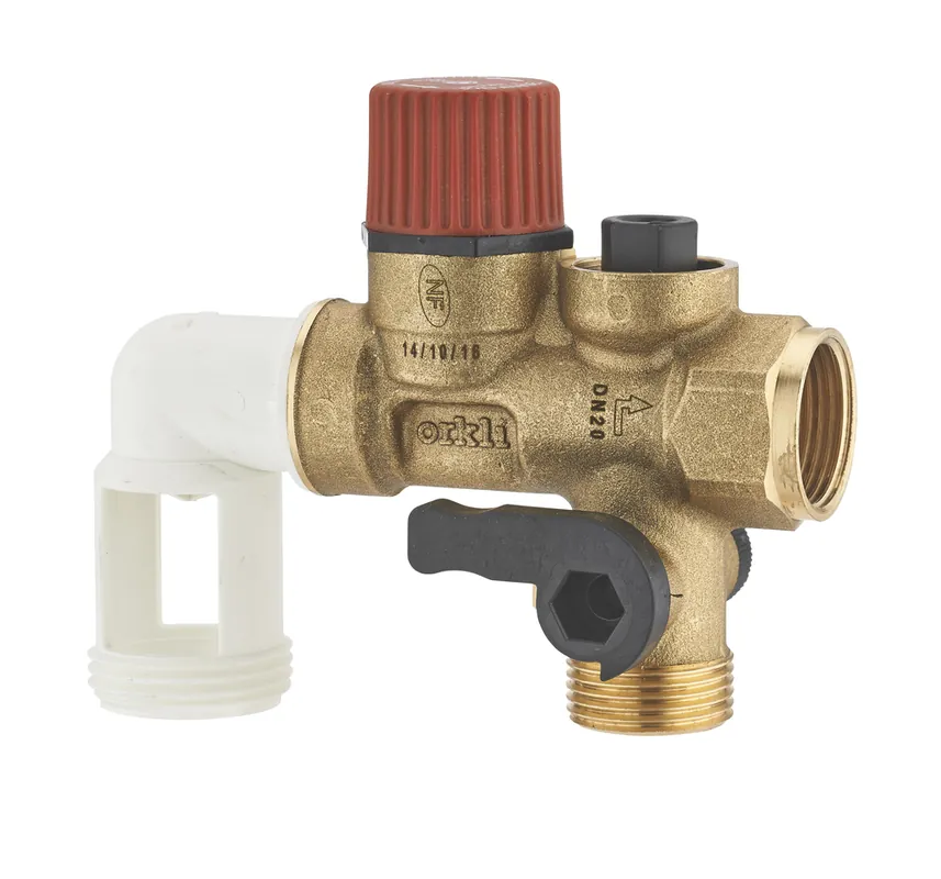 Usine Directe Groupe de sécurité pour chauffe-eau coudé laiton 3/4 NF - QUICK PLOMBERIE