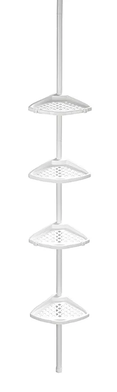Certifié Étagère télescopique Opal acier blanc WENKO