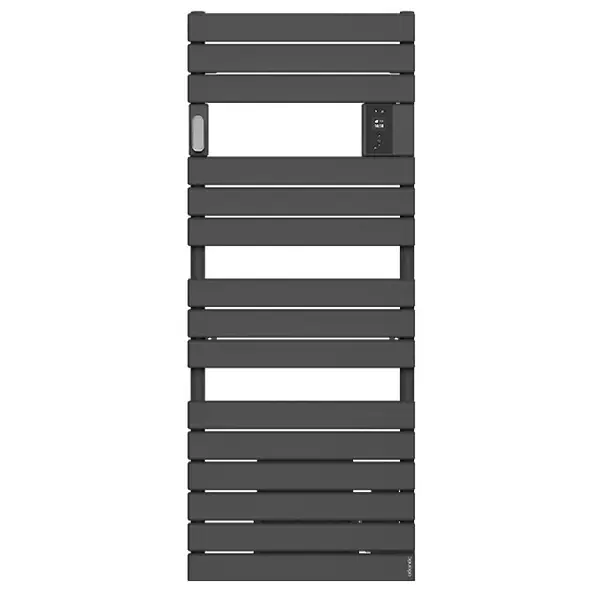 Top Vente Sèche-serviettes soufflant et connecté Atlantic Adélis digital - 500 + 1000W - Anthracite
