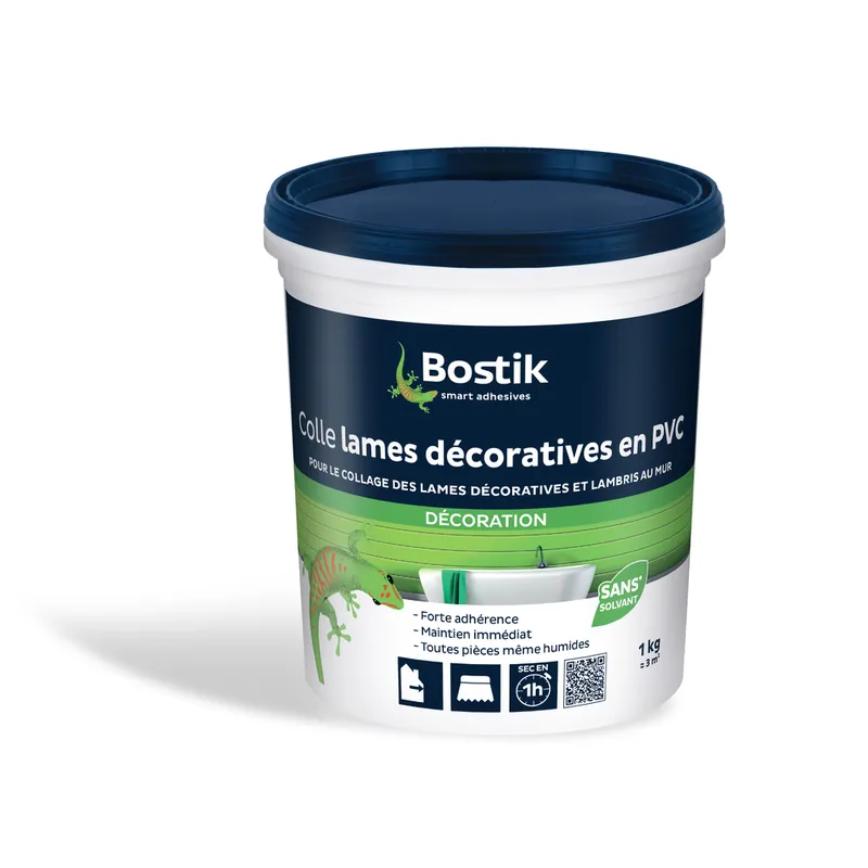 Petit Prix Colle pour lames decoratives en PVC 1 kg BOSTIK