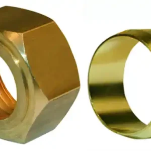 Quantité Limitée Ecrou femelle 20/27 avec bague bicone pour tube de cuivre diamètre 16 mm