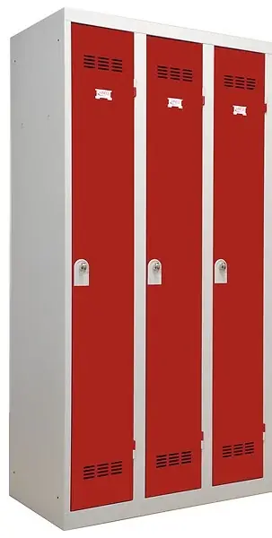 Affaire À Saisir Vestiaire acier 3 cases - Industrie propre - L90cm P.HENRY