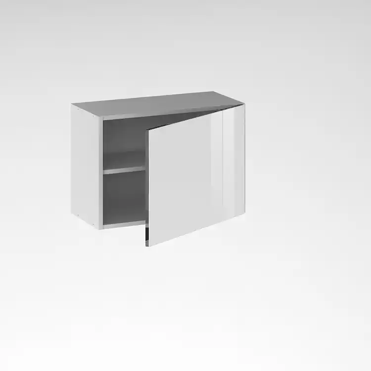 Satisfait Ou Remboursé Porte pour meuble hotte de cuisine Cristal blanche 42 x 60 cm OFITRES