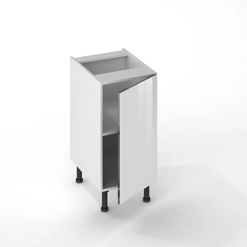 Marque Façade pour meuble de cuisine Cristal blanche 70 x 40 cm OFITRES